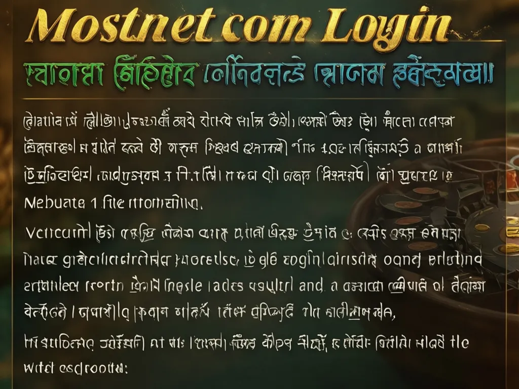 Mostbet com Login Bangladesh Guide